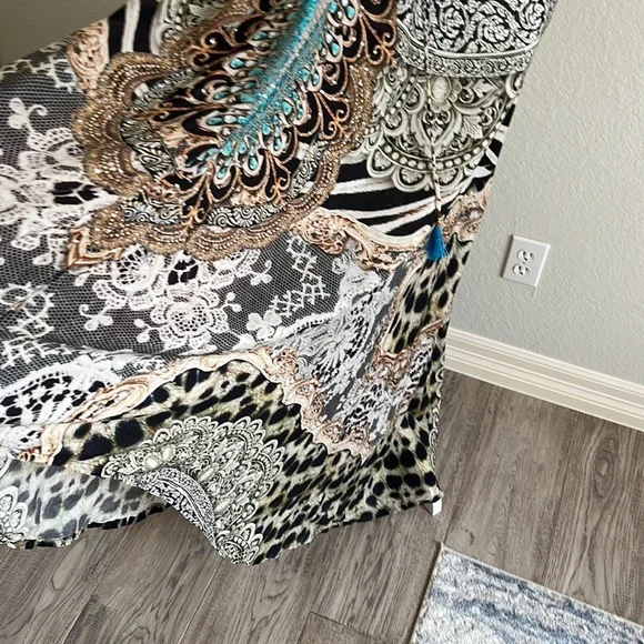 Boho chic summer dress. - Picture 5 of 5